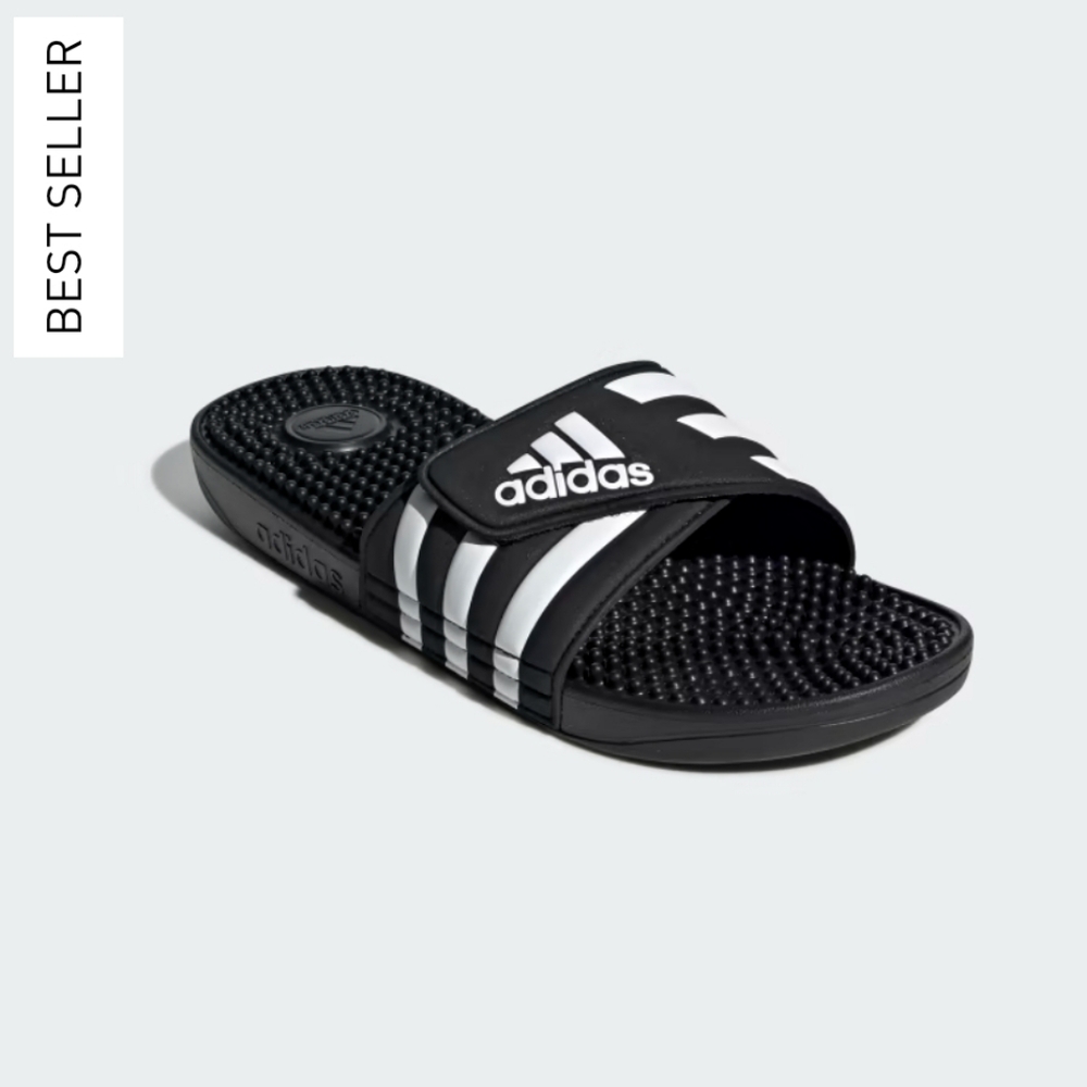 adidas Adissage Slides Black Womens 13 - Picture 12 of 13